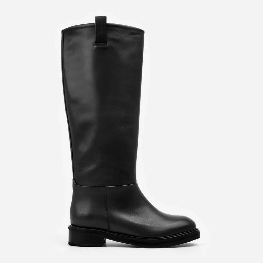 frances_leather_black_0.webp High-Shaft Boots | Boots^Flattered Frances Leather Black