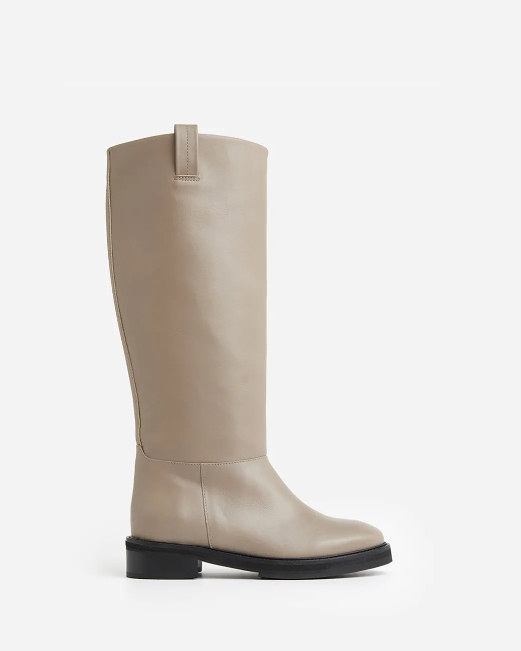 frances_leather_grey_1.webp High-Shaft Boots^Flattered Frances Leather Grey