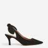 Heels^Flattered Franchesca Bow Suede Black