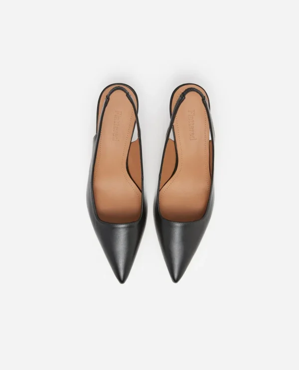 Heels^Flattered Franchesca Leather Black