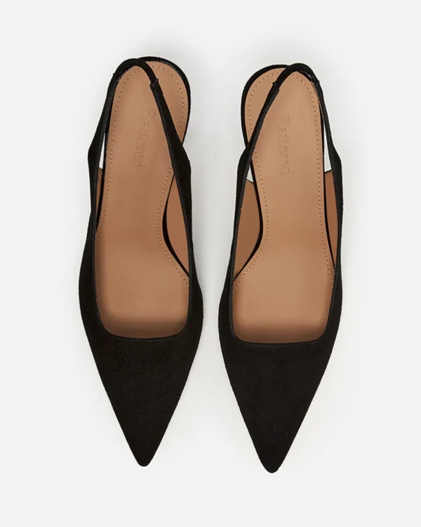 Heels^Flattered Franchesca Suede Black