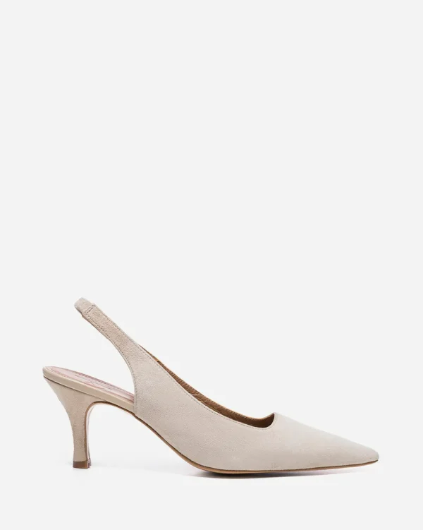Heels^Flattered Franchesca Suede Sand