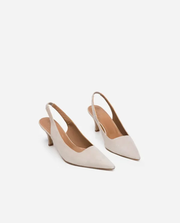 Heels^Flattered Franchesca Suede Sand