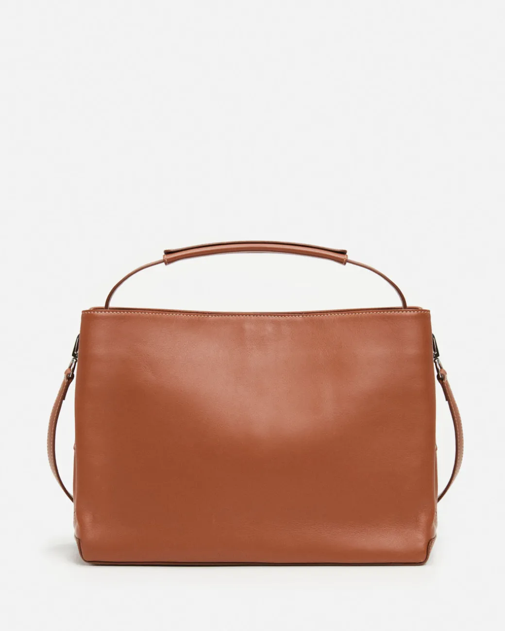 harper_grande_handbag_lea_1.webp Top Handle Bags | Tote Bags^Flattered Harper Grande Handbag Leather Cognac