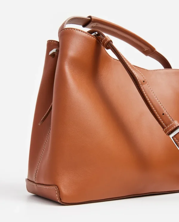 Top Handle Bags | Tote Bags^Flattered Harper Grande Handbag Leather Cognac