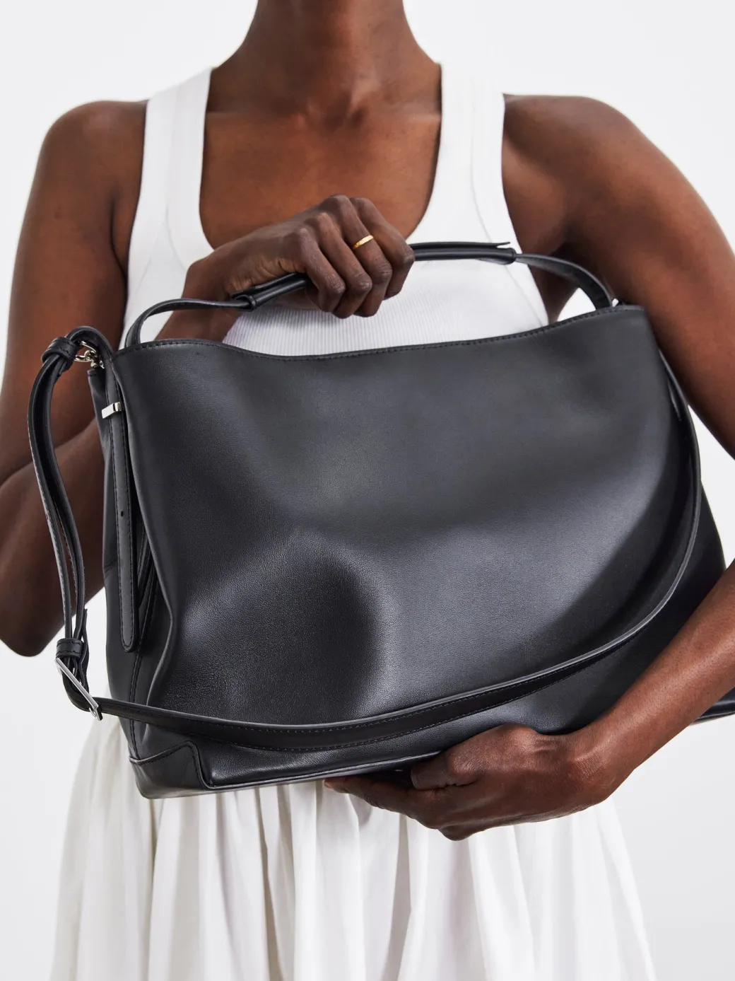 harper_grande_handbag_lea_6-1.webp Top Handle Bags | Tote Bags^Flattered Harper Grande Handbag Leather Black