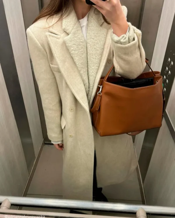 Top Handle Bags | Tote Bags^Flattered Harper Grande Handbag Leather Cognac