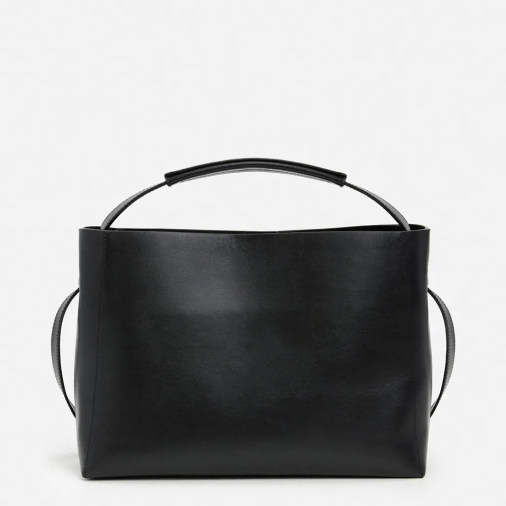 hedda_grande_handbag_leat_0.webp Top Handle Bags | Tote Bags^Flattered Hedda Grande Handbag Leather Black