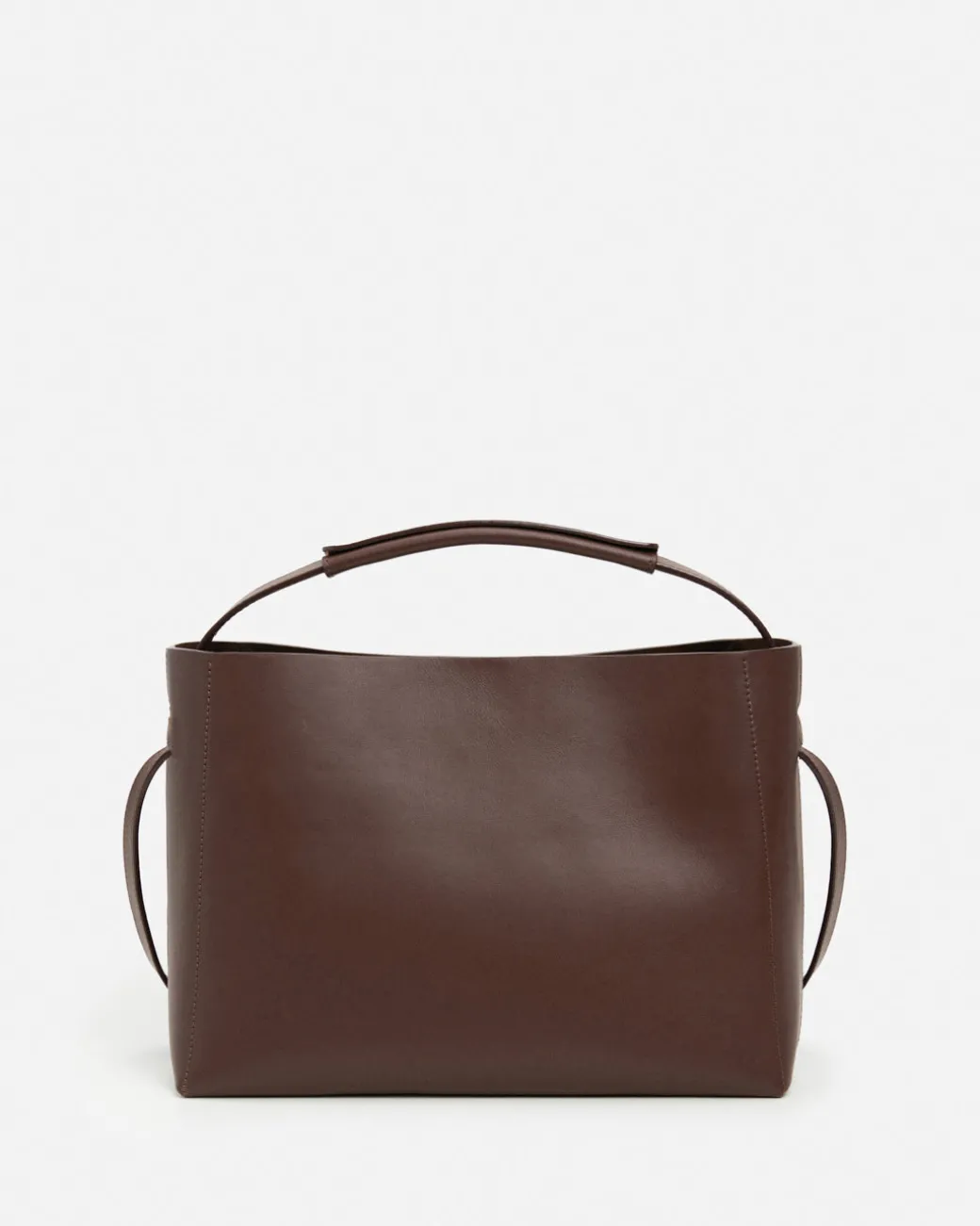 hedda_grande_handbag_leat_1-1.webp Top Handle Bags | Tote Bags^Flattered Hedda Grande Handbag Leather Chocolate