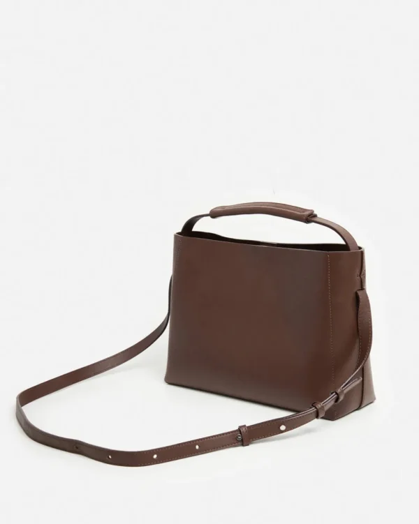 Top Handle Bags | Tote Bags^Flattered Hedda Grande Handbag Leather Chocolate