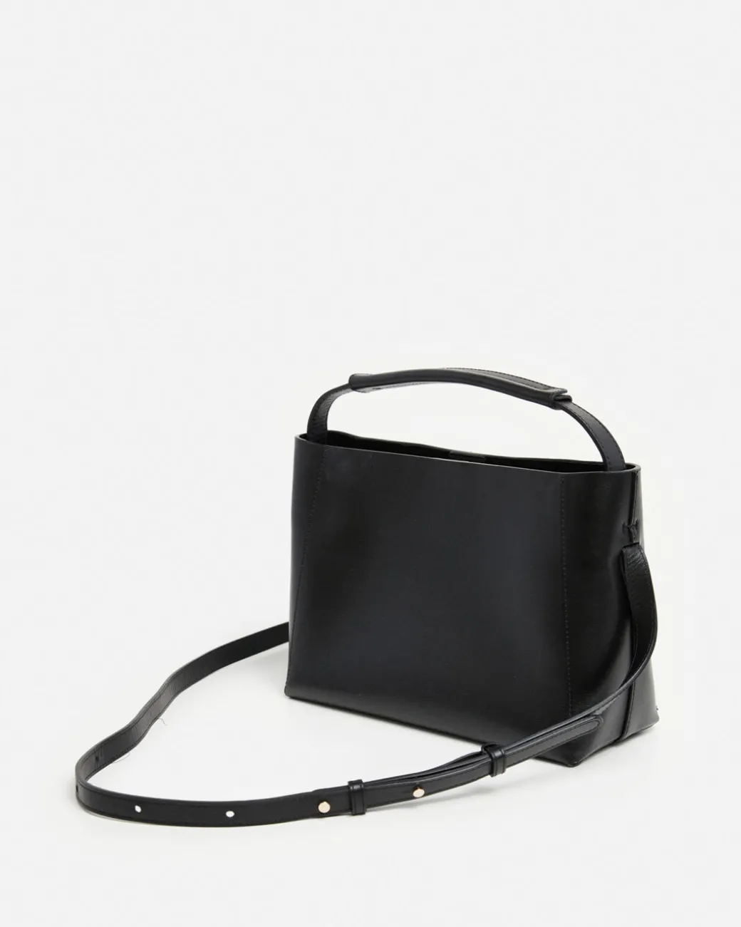 hedda_midi_handbag_leathe_3.webp Top Handle Bags | Shoulder Bags^Flattered Hedda Midi Handbag Leather Black