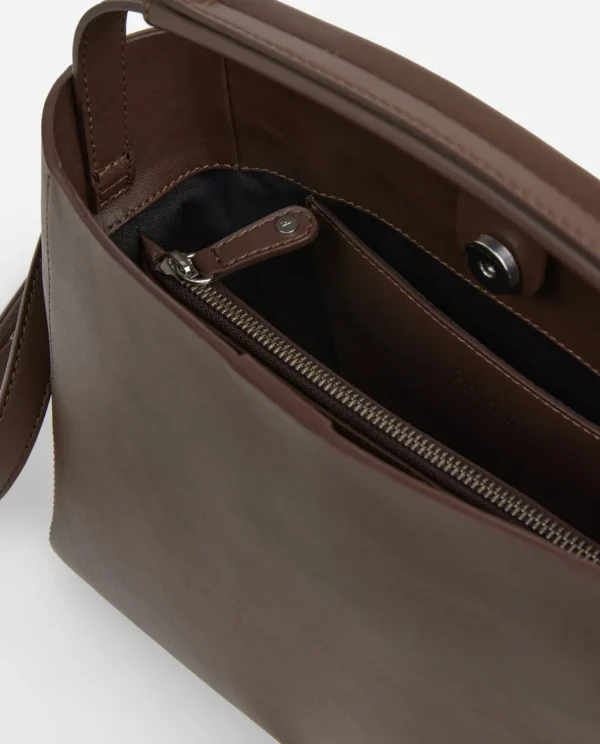 Top Handle Bags | Shoulder Bags^Flattered Hedda Midi Handbag Leather Chocolate