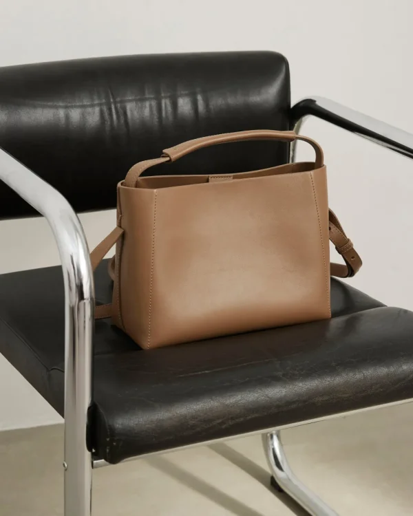 Top Handle Bags | Shoulder Bags^Flattered Hedda Midi Handbag Leather Nut