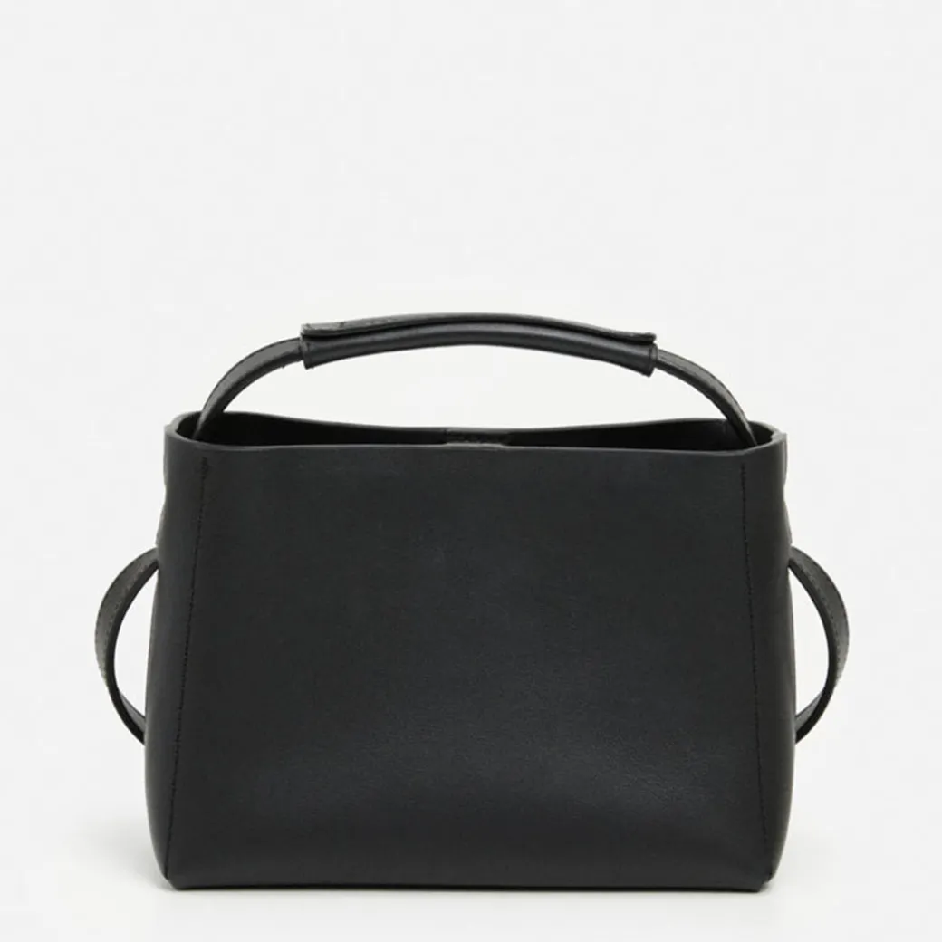 hedda_mini_handbag_leathe_0-1.webp Top Handle Bags | Shoulder Bags^Flattered Hedda Mini Handbag Leather Black
