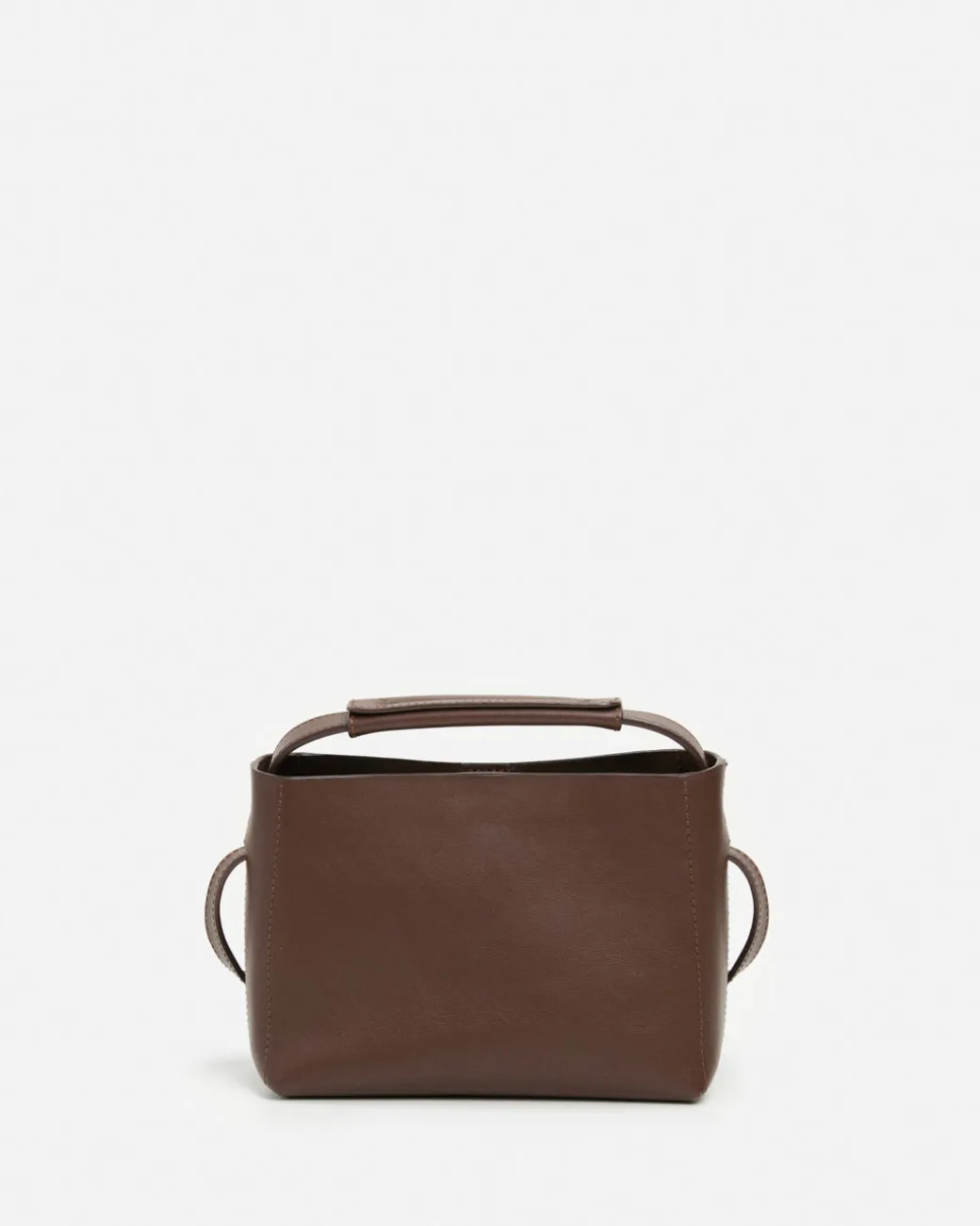 hedda_mini_handbag_leathe_1-2.webp Top Handle Bags | Shoulder Bags^Flattered Hedda Mini Handbag Leather Chocolate