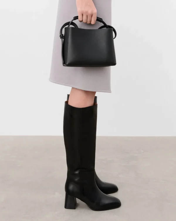 Top Handle Bags | Shoulder Bags^Flattered Hedda Mini Handbag Leather Black