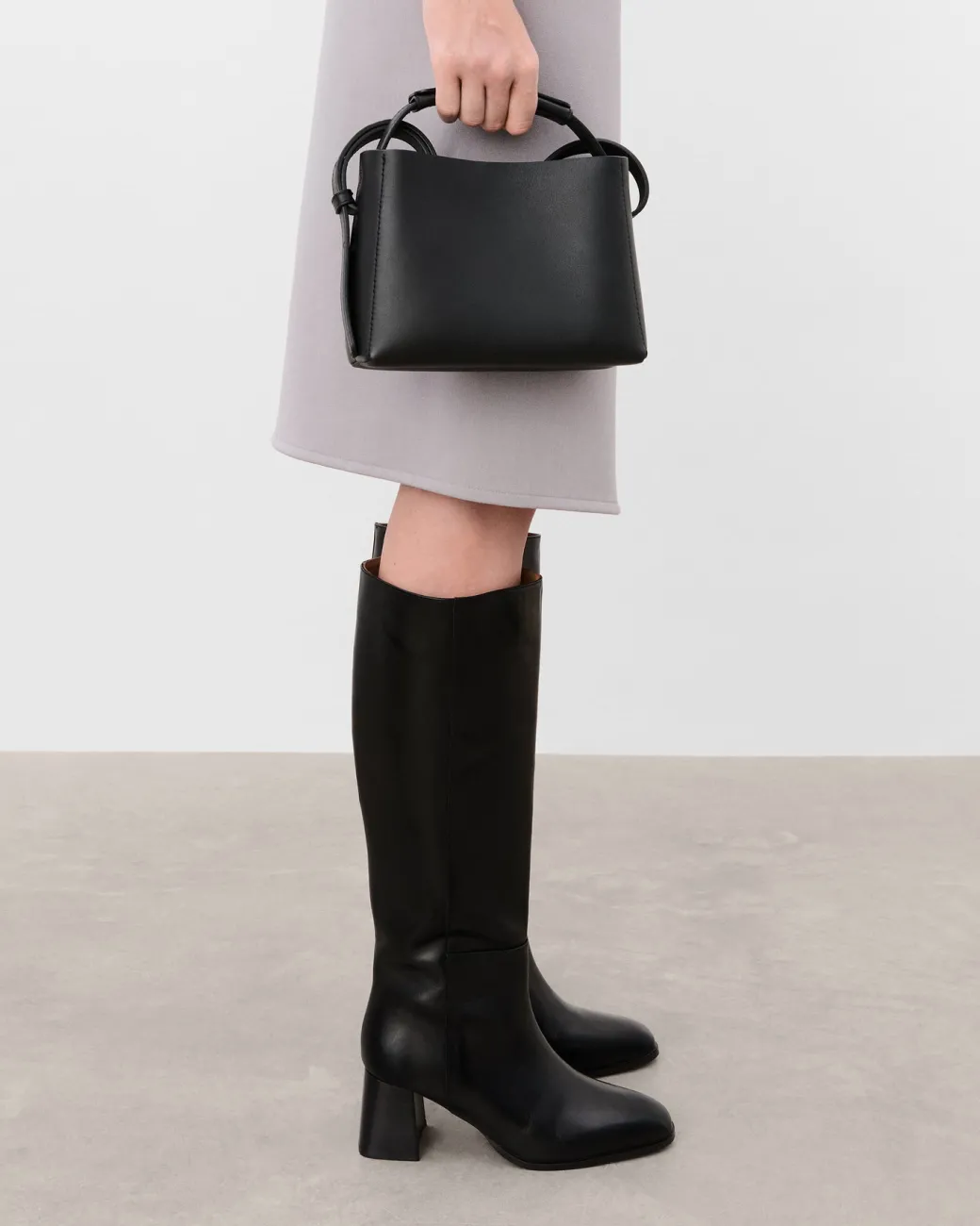 hedda_mini_handbag_leathe_2-1.webp Top Handle Bags | Shoulder Bags^Flattered Hedda Mini Handbag Leather Black