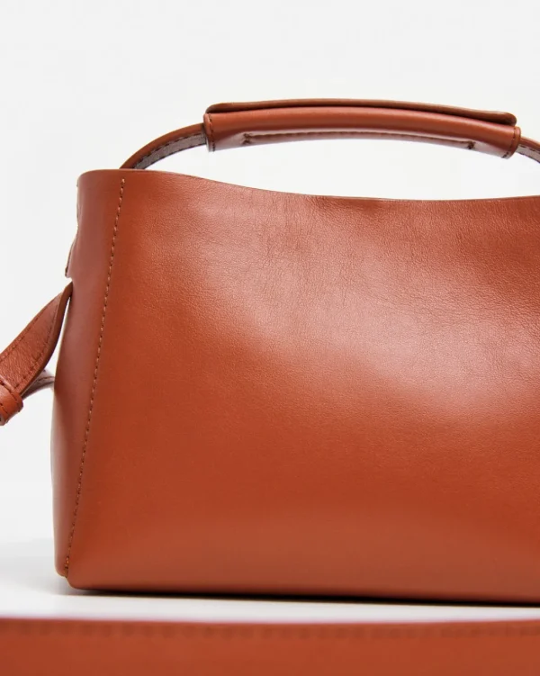 Top Handle Bags | Crosshoulder Bag^Flattered Hedda Mini Handbag Leather Red Brick