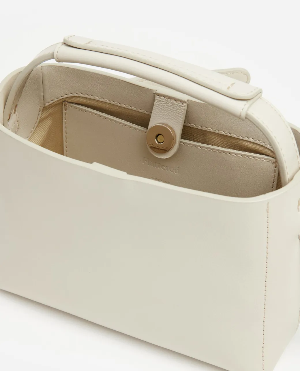 hedda_mini_handbag_leathe_4-4.webp Top Handle Bags | Shoulder Bags^Flattered Hedda Mini Handbag Leather Vanilla