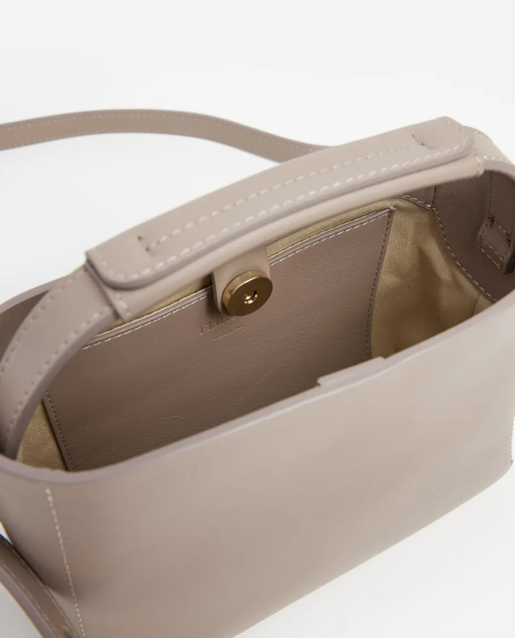 hedda_mini_handbag_leathe_6-3.webp Top Handle Bags | Shoulder Bags^Flattered Hedda Mini Handbag Leather Taupe