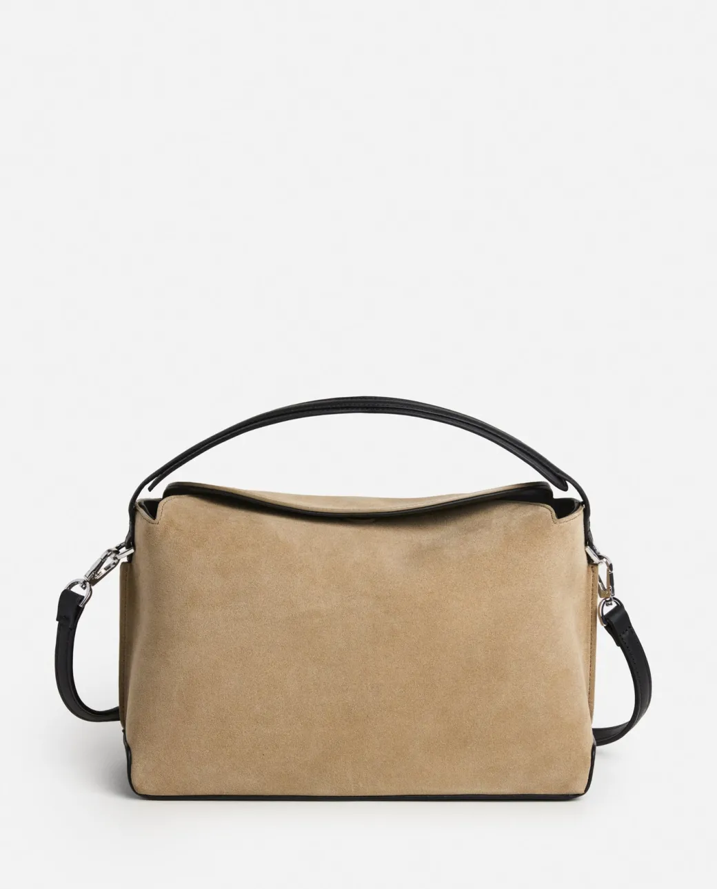 helia_handbag_suede_sand_1.webp Top Handle Bags^Flattered Helia Handbag Suede Sand