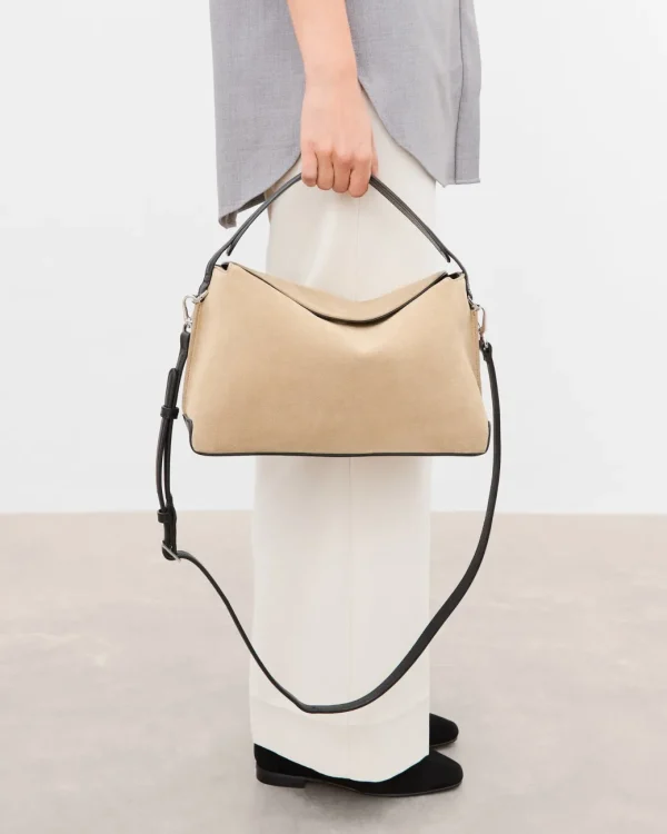 Top Handle Bags^Flattered Helia Handbag Suede Sand
