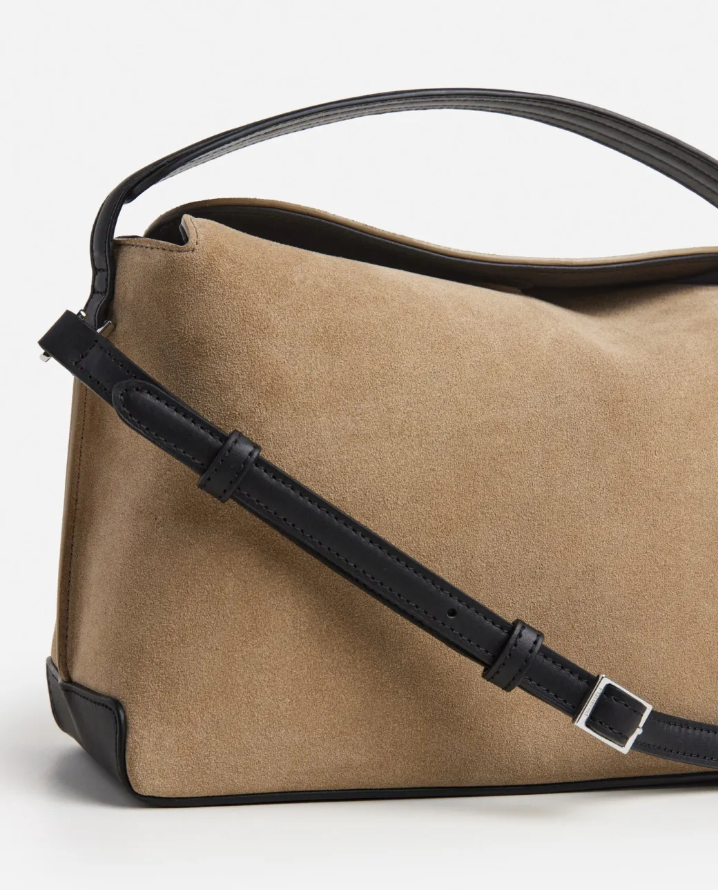 helia_handbag_suede_sand_3.webp Top Handle Bags^Flattered Helia Handbag Suede Sand