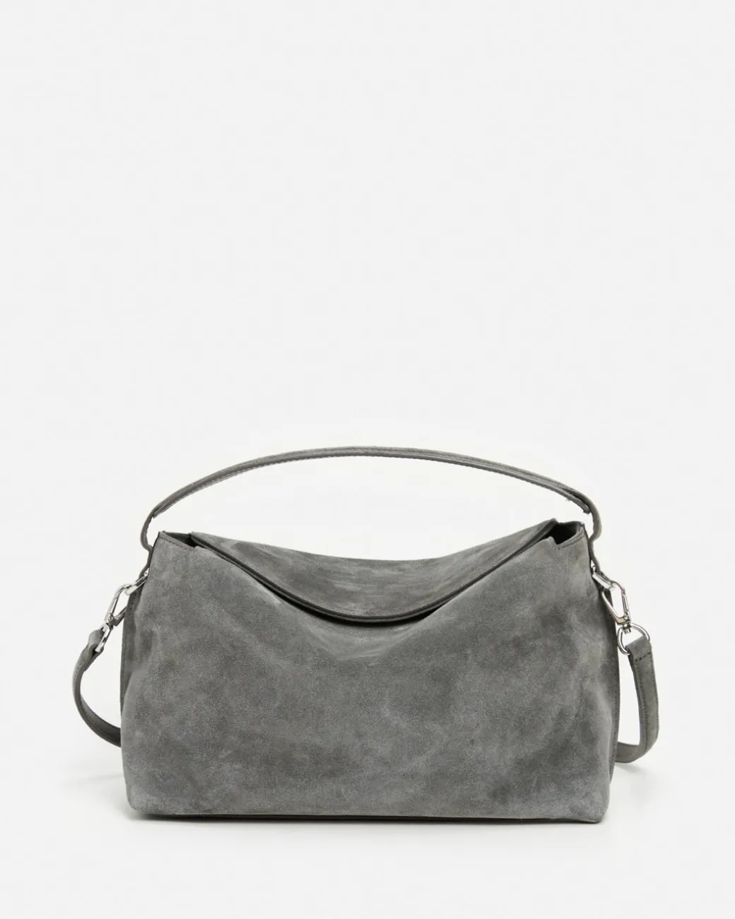 hera_handbag_suede_grey_1.webp Shoulder Bags | Top Handle Bags^Flattered Hera Handbag Suede Grey