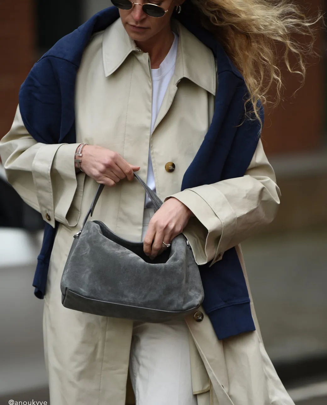 hera_handbag_suede_grey_8.webp Shoulder Bags | Top Handle Bags^Flattered Hera Handbag Suede Grey