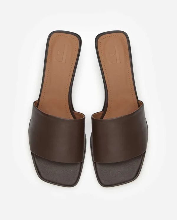 Heeled Sandals | Heels^Flattered Jody Leather Brown