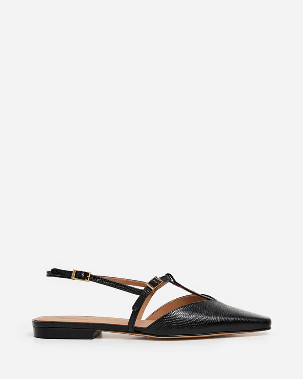 josefin_lizzard_leather_b_1.webp Sandals^Flattered Josefin Lizzard Leather Black