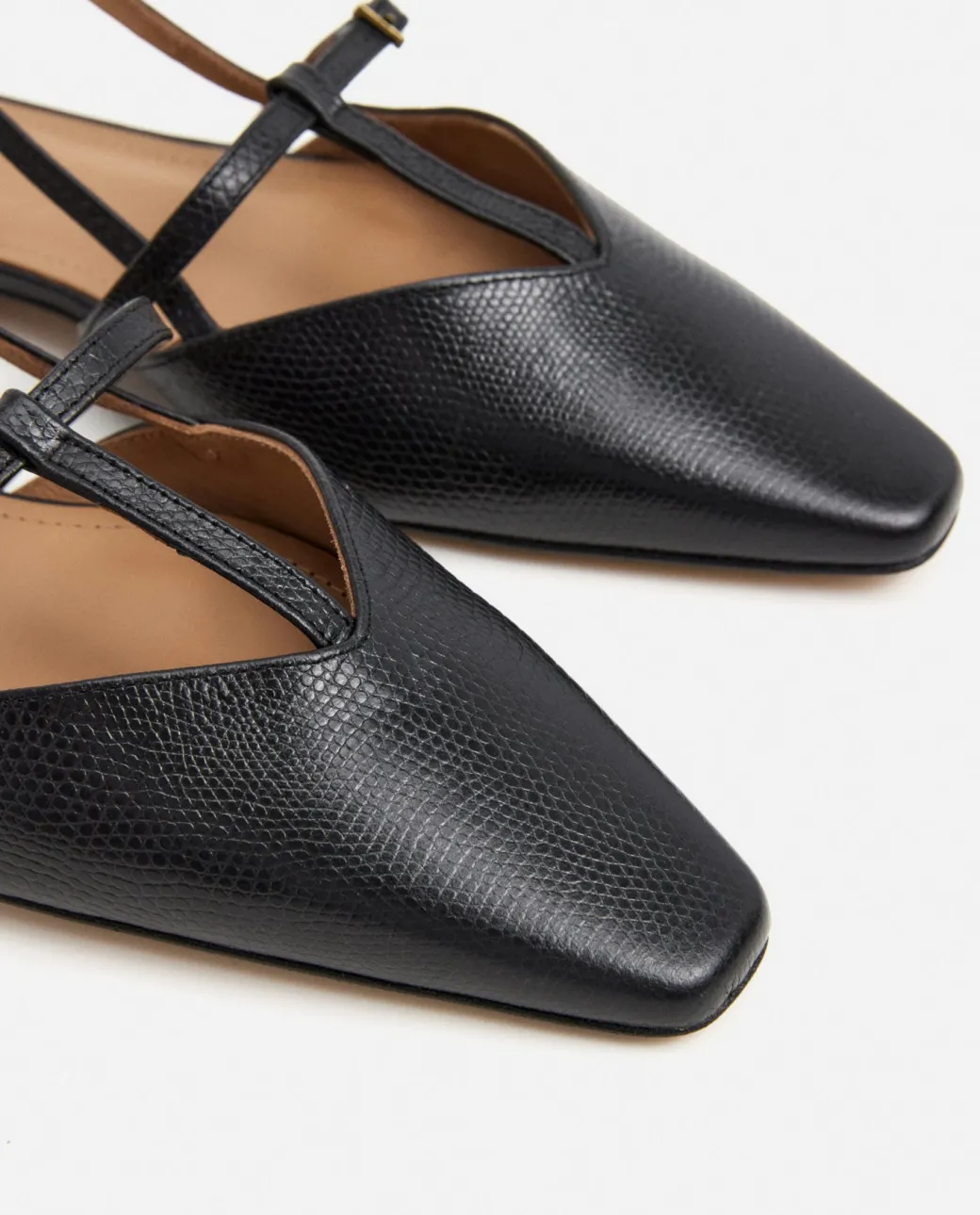 josefin_lizzard_leather_b_5.webp Sandals^Flattered Josefin Lizzard Leather Black