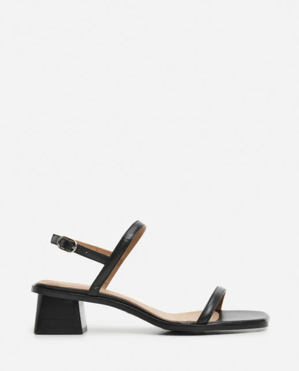 Heeled Sandals | Heels^Flattered Juno Leather Black
