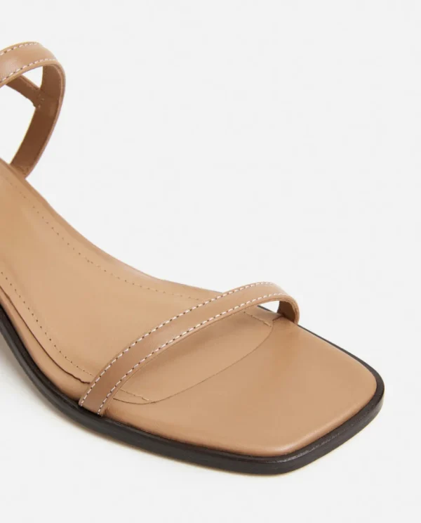 Heels | Heeled Sandals^Flattered Juno Leather Cognac