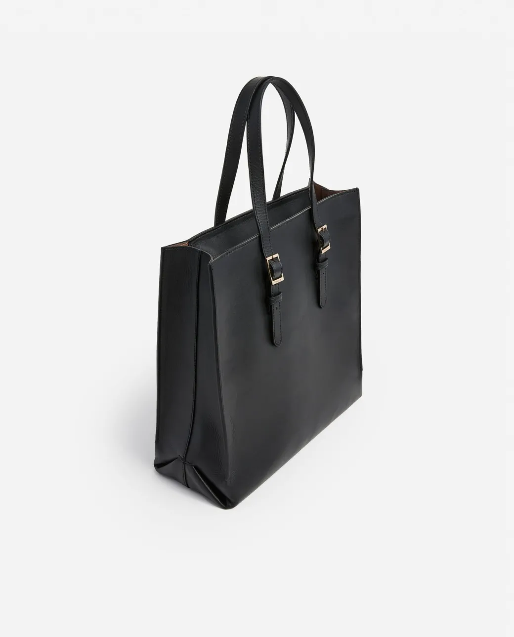 kristine_tote_leather_bla_2.webp Top Handle Bags | Tote Bags^Flattered Kristine Tote Leather Black