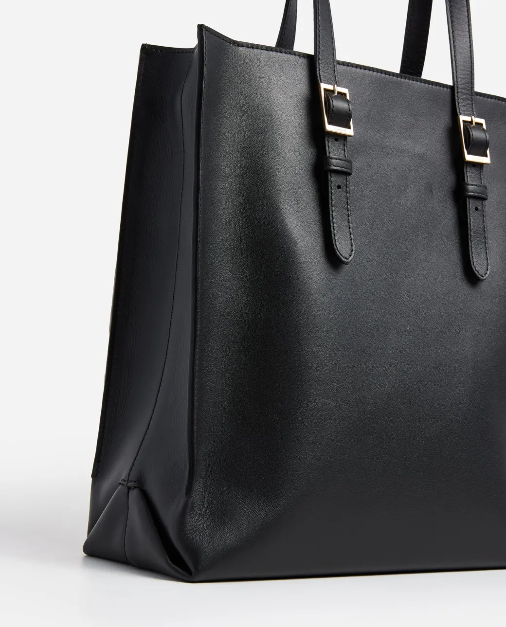kristine_tote_leather_bla_3.webp Top Handle Bags | Tote Bags^Flattered Kristine Tote Leather Black