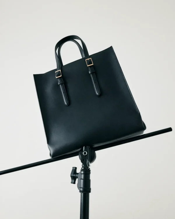 Top Handle Bags | Tote Bags^Flattered Kristine Tote Leather Black