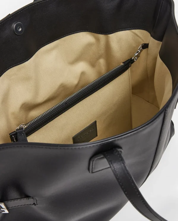 Tote Bags^Flattered Lesley Tote Bag Leather Black