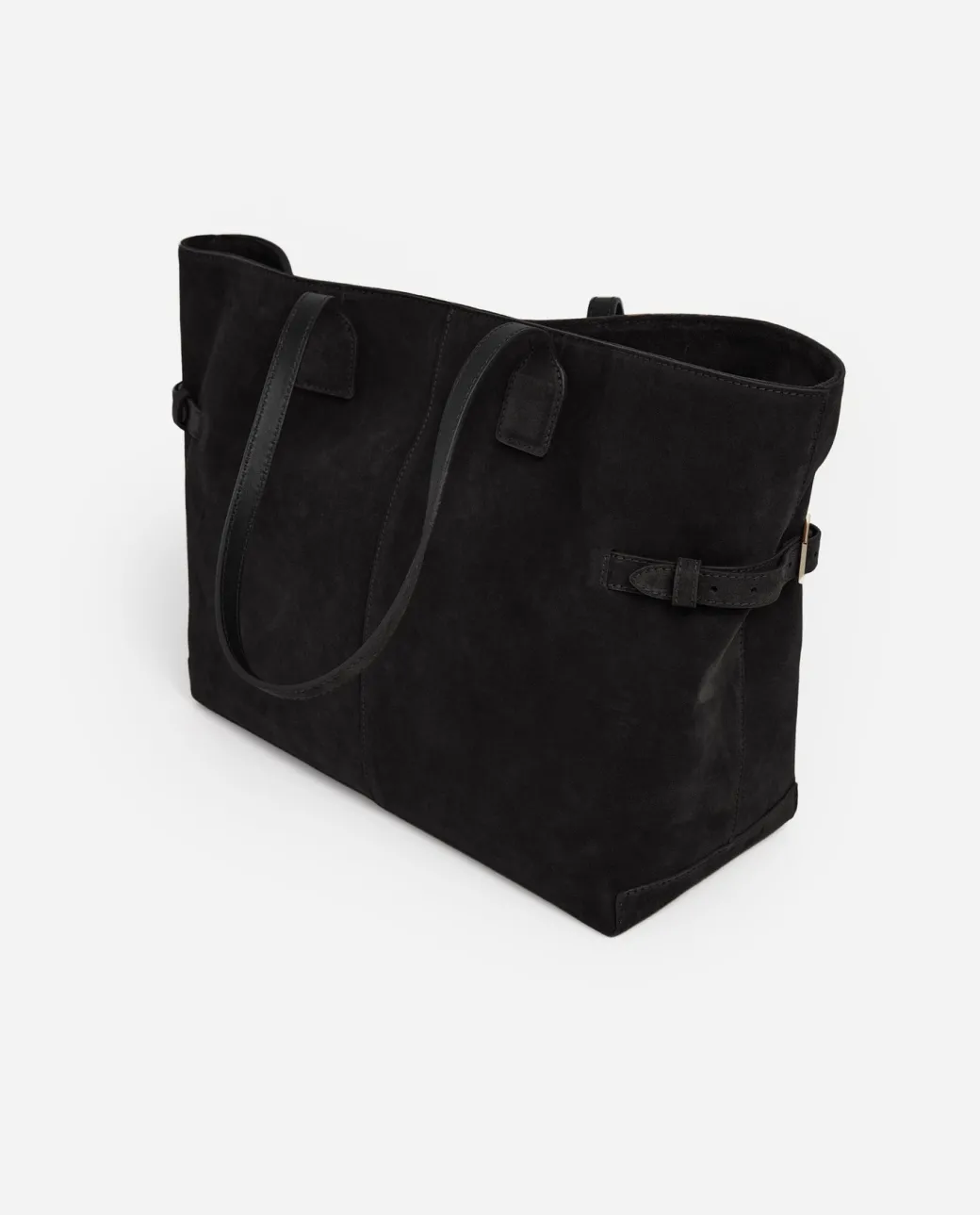 lesley_tote_bag_suede_bla_3.webp Tote Bags^Flattered Lesley Tote Bag Suede Black