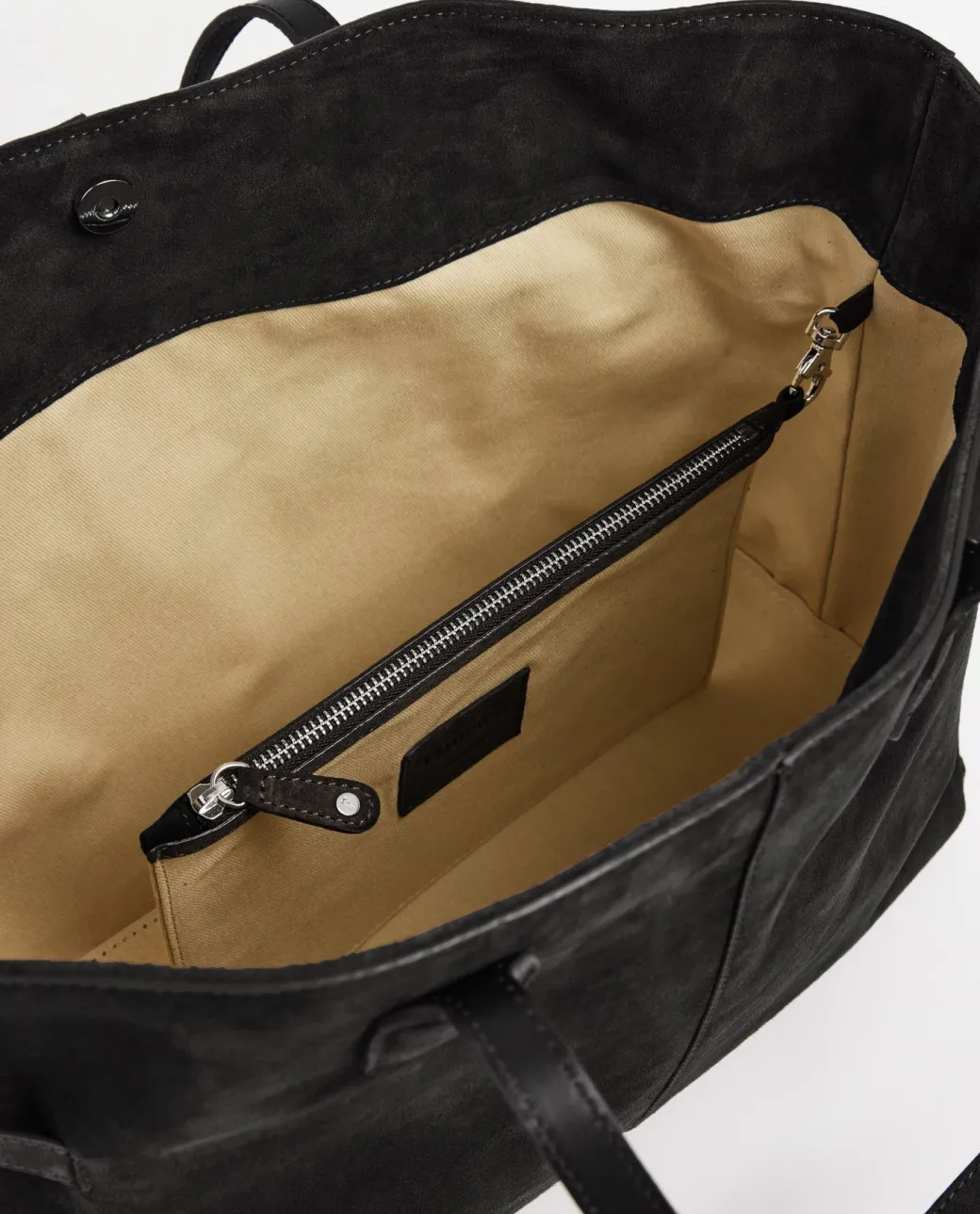 lesley_tote_bag_suede_bla_5.webp Tote Bags^Flattered Lesley Tote Bag Suede Black