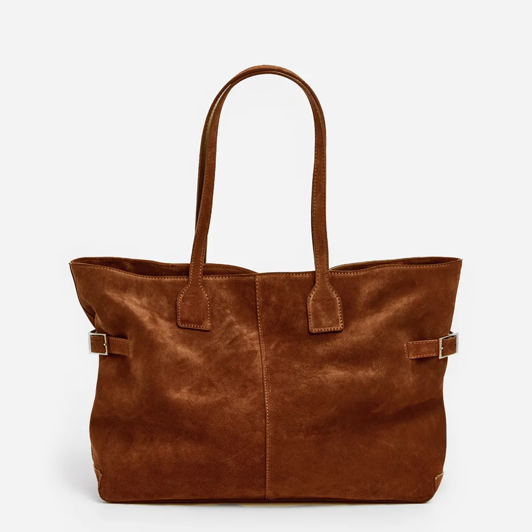 lesley_tote_bag_suede_bou_0.webp Tote Bags^Flattered Lesley Tote Bag Suede Bourbon