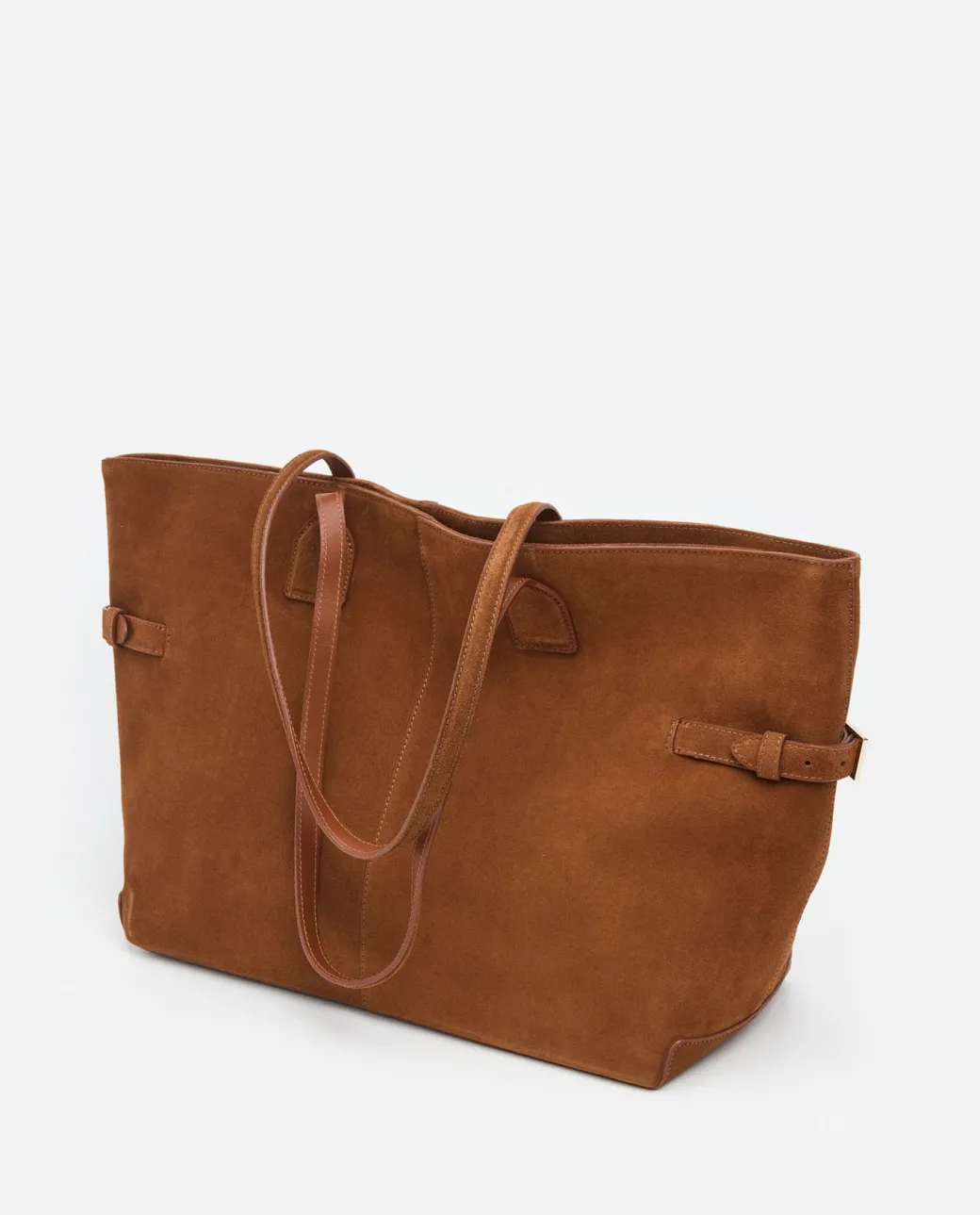 lesley_tote_bag_suede_bou_3.webp Tote Bags^Flattered Lesley Tote Bag Suede Bourbon