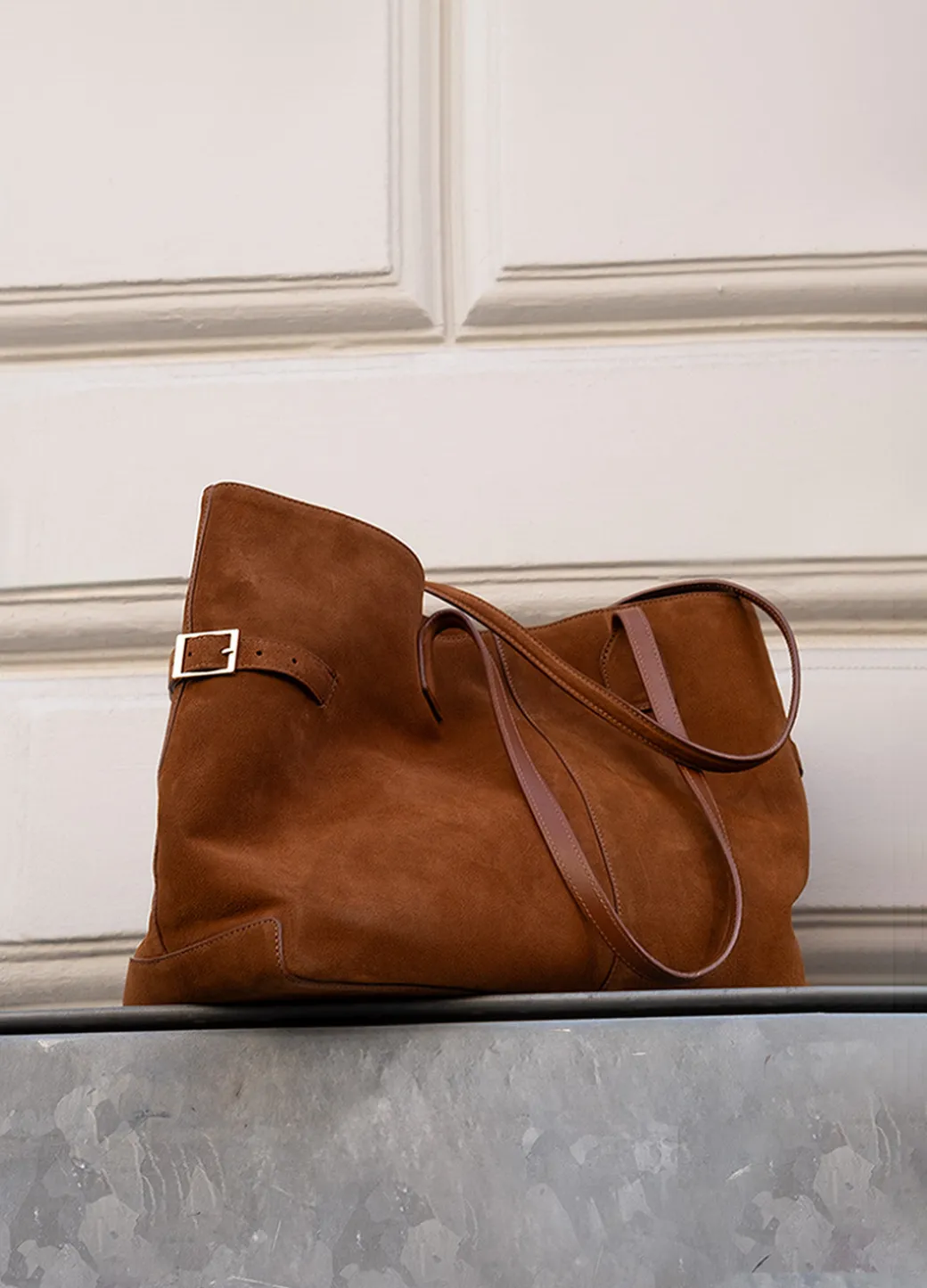 lesley_tote_bag_suede_bou_8.webp Tote Bags^Flattered Lesley Tote Bag Suede Bourbon