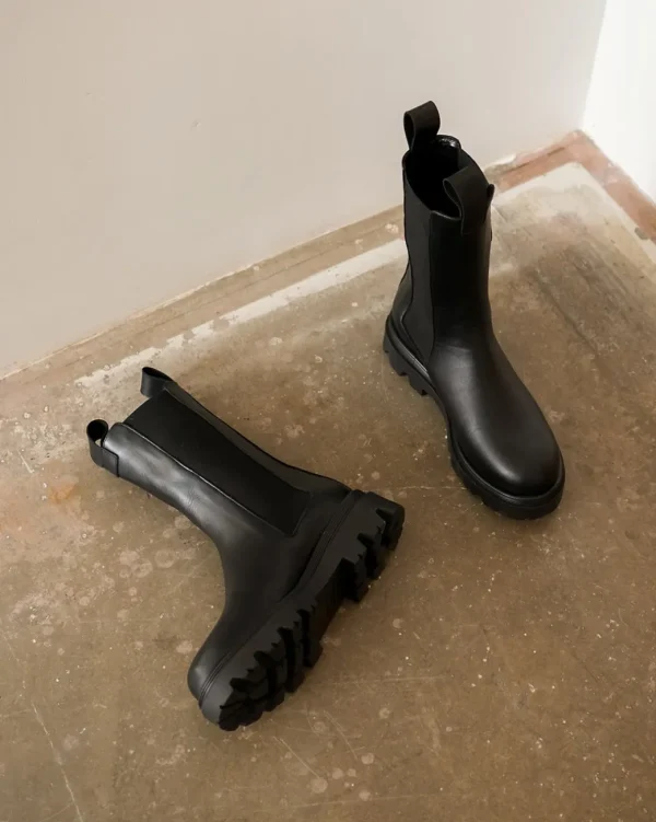 Boots^Flattered Lia Leather Black