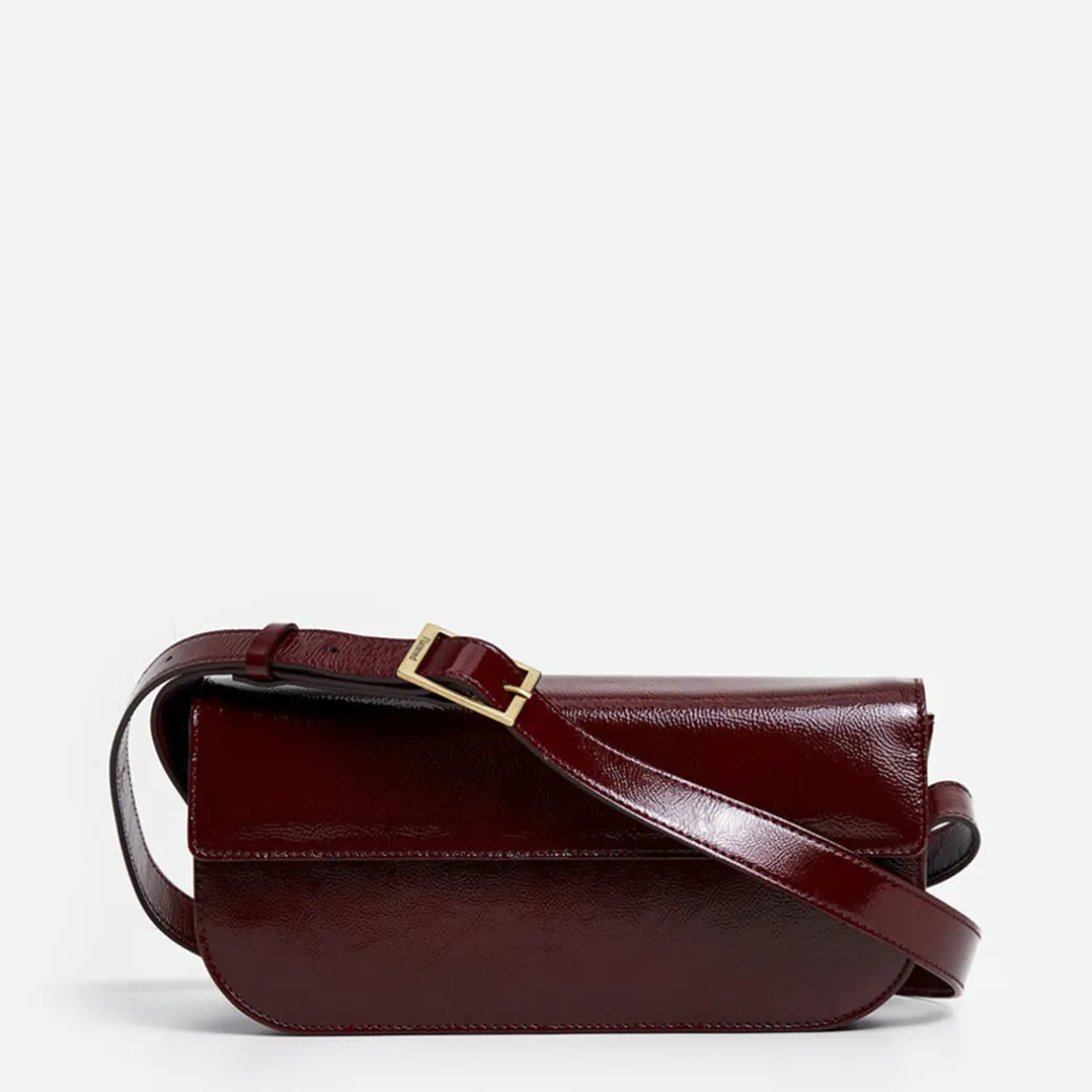 lillie_shoulder_bag_leath_0-1.webp Shoulder Bags^Flattered Lillie Shoulder Bag Leather Brick Red Patent