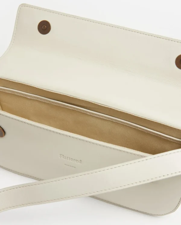 Shoulder Bags^Flattered Lillie Shoulder Bag Leather Vanilla