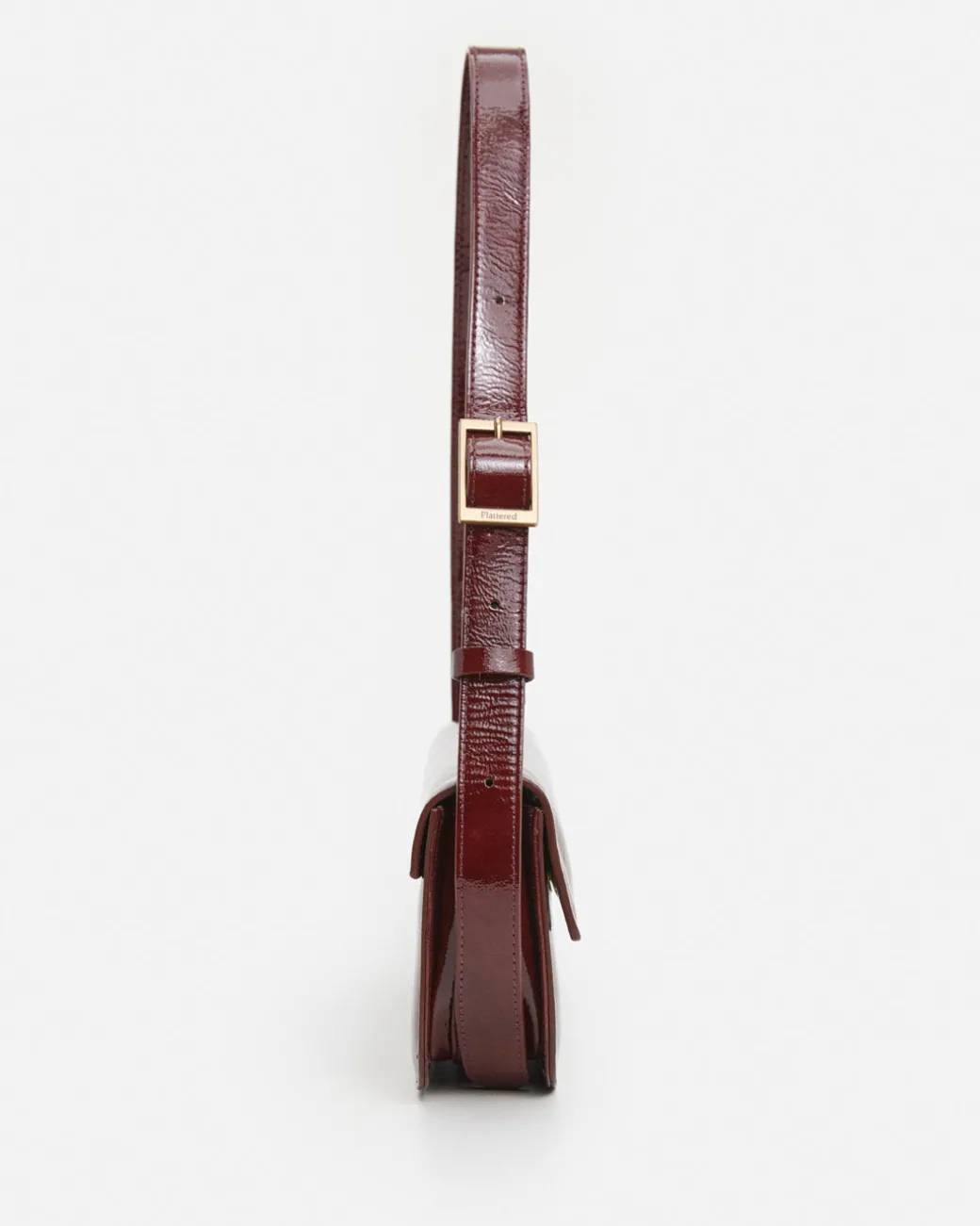 lillie_shoulder_bag_leath_9.webp Shoulder Bags^Flattered Lillie Shoulder Bag Leather Brick Red Patent