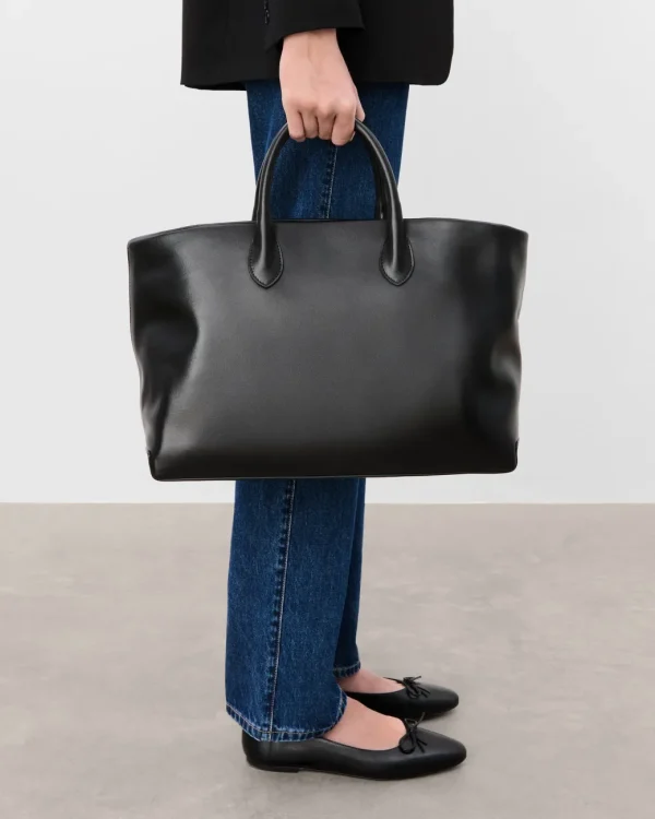 Top Handle Bags | Tote Bags^Flattered Lola Tote Leather Black