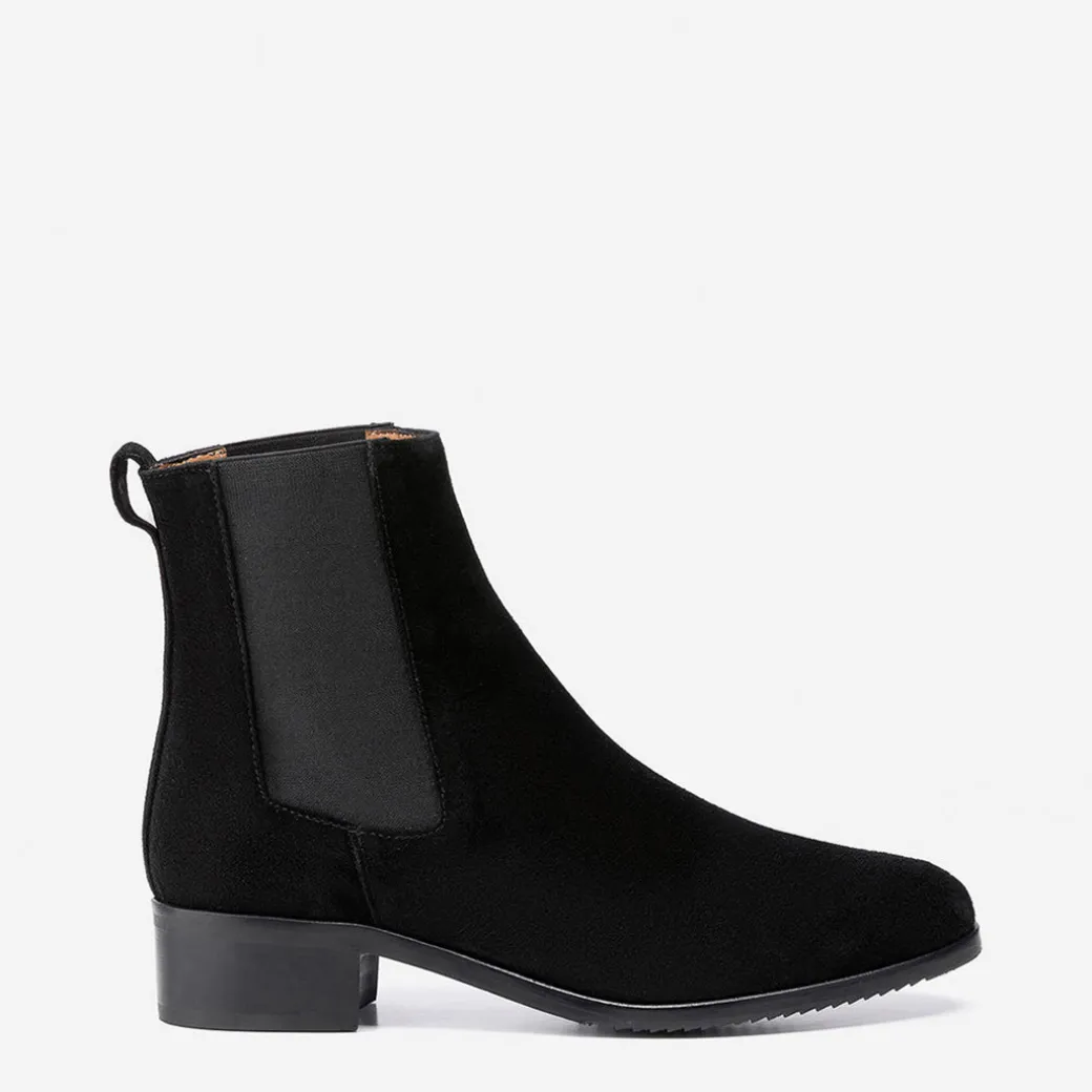 lucile_suede_black_0.webp Boots^Flattered Lucile Suede Black