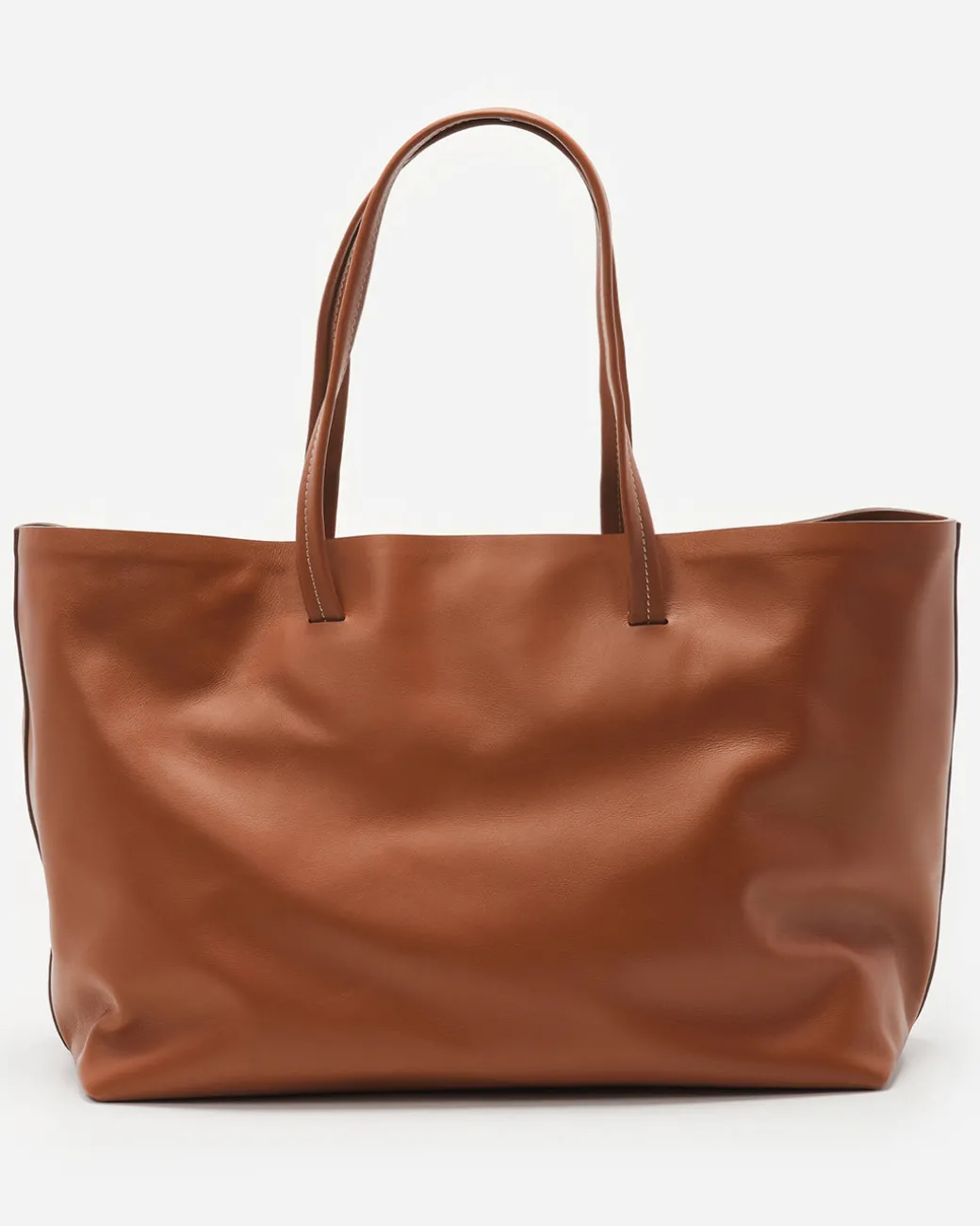 luka_tote_leather_cognac_1.webp Tote Bags^Flattered Luka Tote Leather Cognac